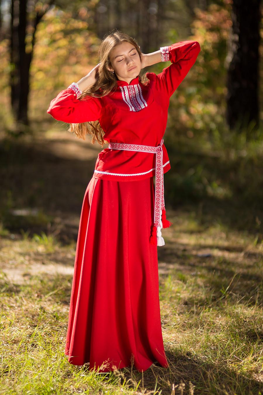 Underwear Women in Slavic costumes in Jinan