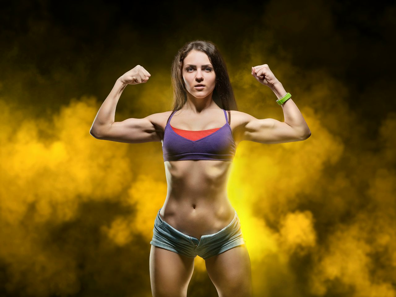 Athletic girls in Jinan